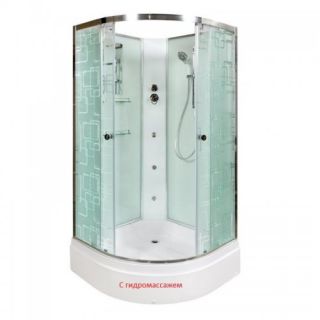 Душевая кабина Deto ЕМ2790 с гидромассажем (гм.) 90х90х220 см